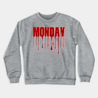 Monday Shark Week Halloween Costume Crewneck Sweatshirt